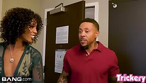 Trickery - Ebony babe Undefined Stone gets fucked apart from a BBC